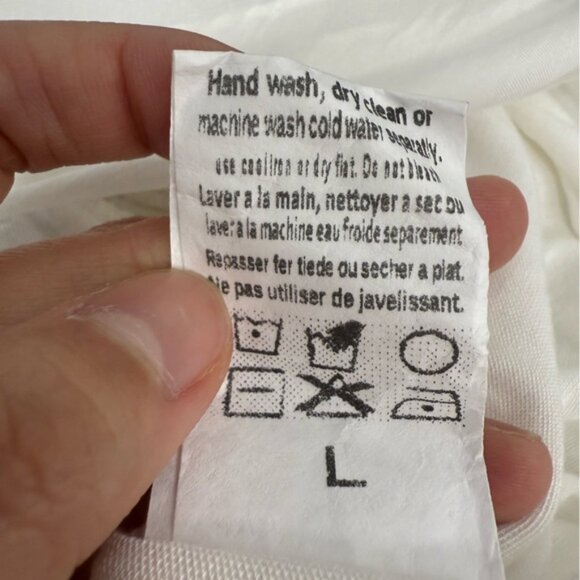 M Made in Italy 100% Silk Elegant Open Front Long Sleeve Cardigan size L - Picture 10 of 10